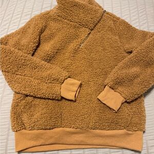 Kirundo Cozy Tan Sherpa Jacket